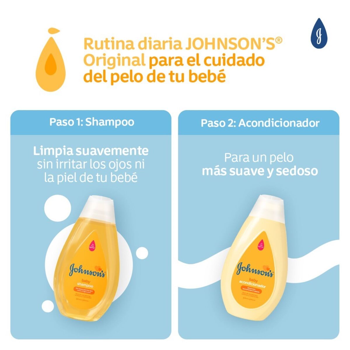 Shampoo Johnson's Baby Original, 200 ml.